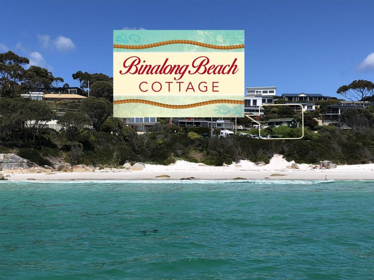 Binalong Beach Cottage Beachfront At Bay Of Fires Next To Restaurant Binalong Bay ภายนอก รูปภาพ